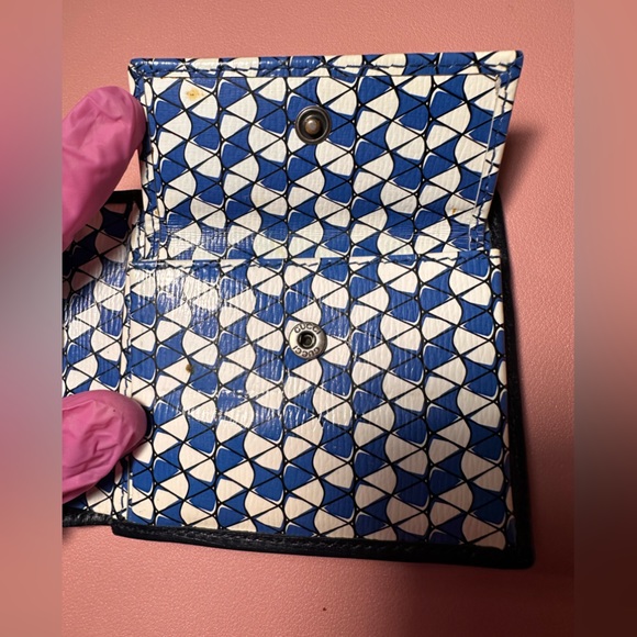 GUCCI Bifold Wallet Vintage Navy Blue - Picture 12 of 17